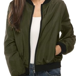 BRAND NEW Army Green Bomber jacket. small